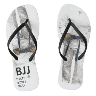 BJJ Black Belt Teenslippers