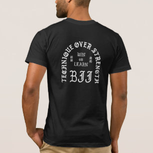 BJJ Blackletter (wit) T-shirt