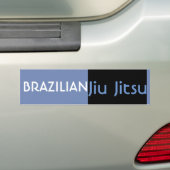 BJJ Blue Belt Bumpersticker (Op auto)