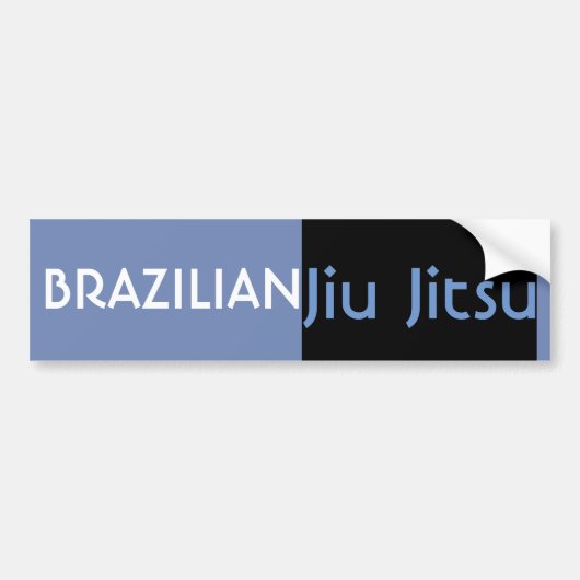 BJJ Blue Belt Bumpersticker (Voorkant)