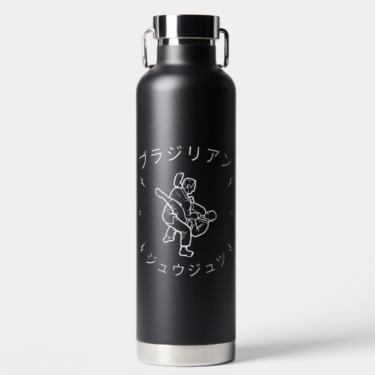 BJJ Bottle ブ ジ , ラ , リ , ジ , waterinvoer ア ,  Waterfles (Voorkant)