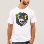 BJJ - Braziliaans Jiu Jitsu Shield T-shirt (Voorkant)