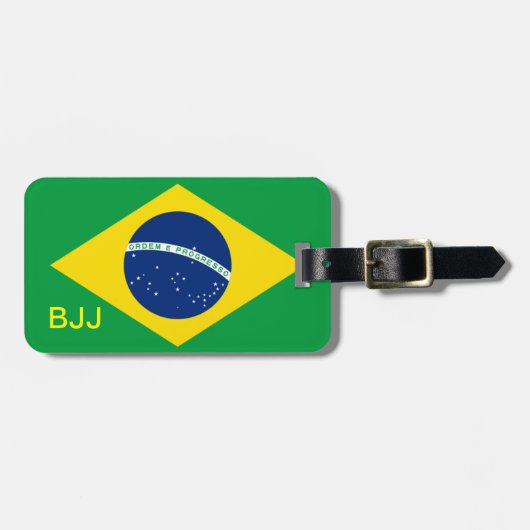 BJJ, Braziliaanse Jiu-Jitsu Bagagelabel (Voorkant horizontaal)