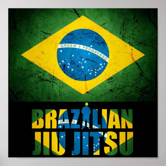 BJJ Braziliaanse Jiu Jitsu - Braziliaans Poster va (Voorkant)