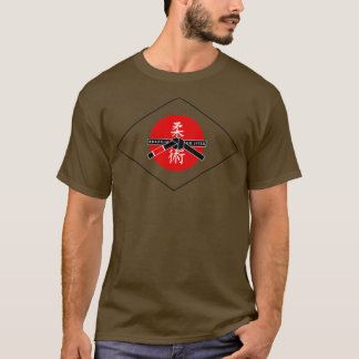 BJJ Braziliaanse Jiu Jitsu Brazilië Japan Flag Cla T-shirt