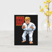 BJJ - Braziliaanse Jiu Jitsu en Grappling Gifts Fu Kaart (Gele Bloem)