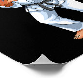 BJJ - Braziliaanse Jiu Jitsu en Grappling Gifts Fu Poster (Hoek)