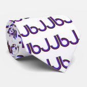 BJJ - Braziliaanse Jiu Jitsu - gekleurde letters Stropdas (Opgerold)