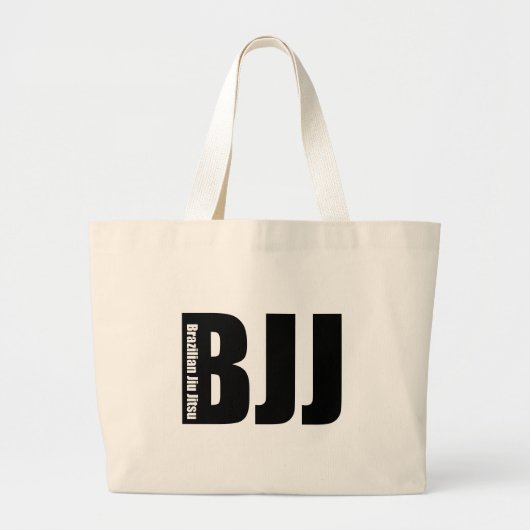 BJJ - Braziliaanse Jiu Jitsu Grote Tote Bag (Voorkant)