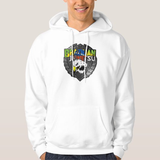 BJJ - Braziliaanse Jiu Jitsu Shield Hoodie (Voorkant)