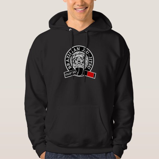 BJJ - Braziliaanse Jiu-Jitsu Strijder Hoodie (Voorkant)