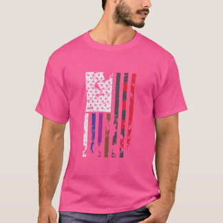 BJJ Braziliaanse Jiu Jitsu verontruste Amerikaanse T-shirt