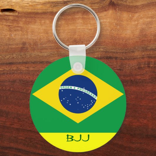 BJJ, Brazilian Jiu Jitsu Sleutelhanger (Voorkant)