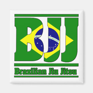 BJJ Brazililian Jiu Jitsu Flag MMA Magneet