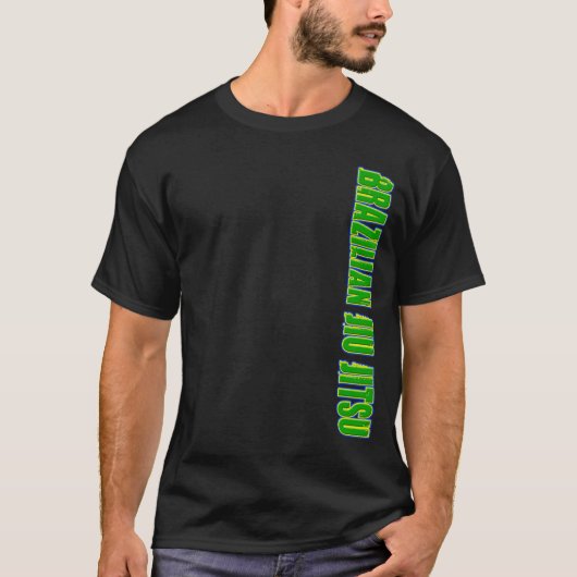 BJJ Brazililian Jiu Jitsu Flag MMA T-shirt (Voorkant)