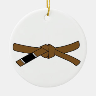 BJJ brown belt ornament Brazililian Jiu-jitsu
