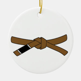 BJJ brown belt ornament Brazililian Jiu-jitsu