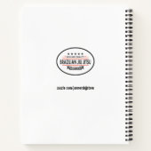 BJJ Brown Belt Training Log Echte Kwaliteit Notitieboek (Achterkant)