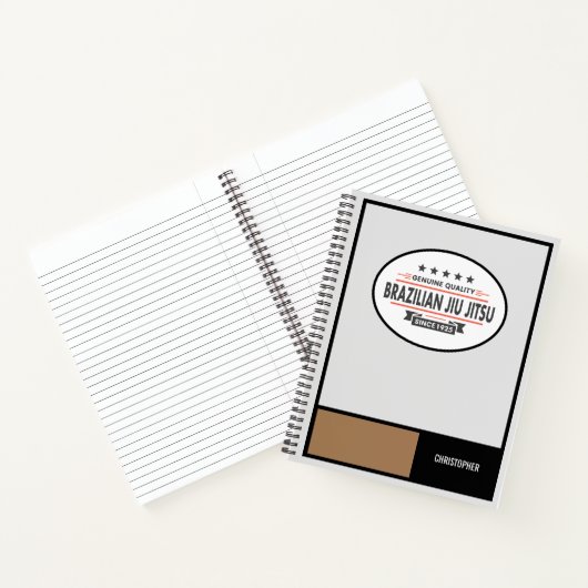 BJJ Brown Belt Training Log Echte Kwaliteit Notitieboek (Binnen)