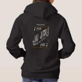 BJJ Choke Kleding Braziliaanse Jiu Jitsu Meisjes G Hoodie (Achterkant)