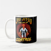 BJJ De Kunst Van Controle - Grappling Jiu Jitsu Koffiemok (Links)