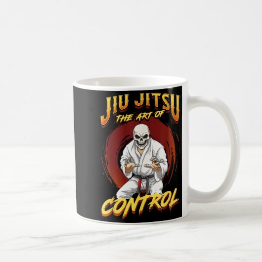 BJJ De Kunst Van Controle - Grappling Jiu Jitsu Koffiemok (Rechts)
