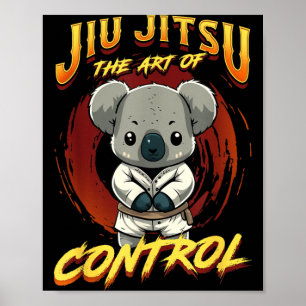 BJJ De Kunst Van Controle - Grappling Jiu Jitsu sc Poster