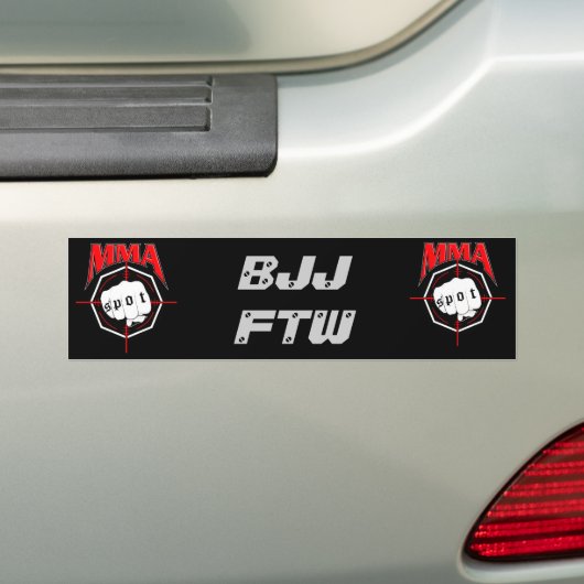 BJJ FTW BUMPERSTICKER (Op auto)