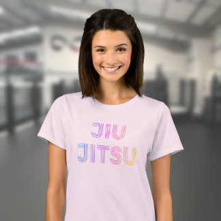 BJJ Funky Braziliaans Jiu Jitsu Roze Vrouwen T-shirt