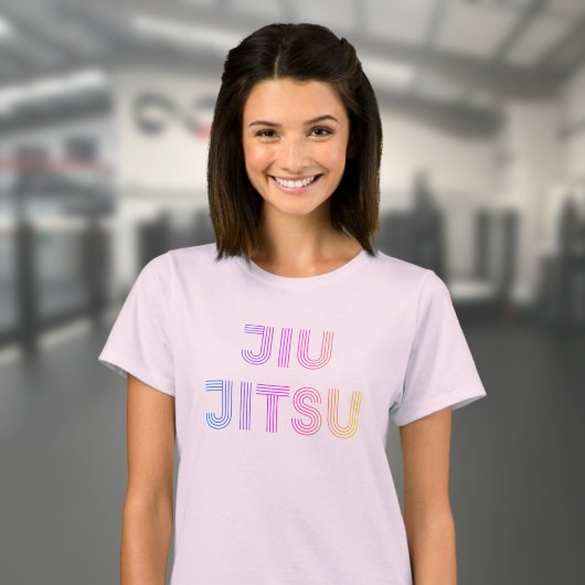 BJJ Funky Braziliaans Jiu Jitsu Roze Vrouwen T-shirt