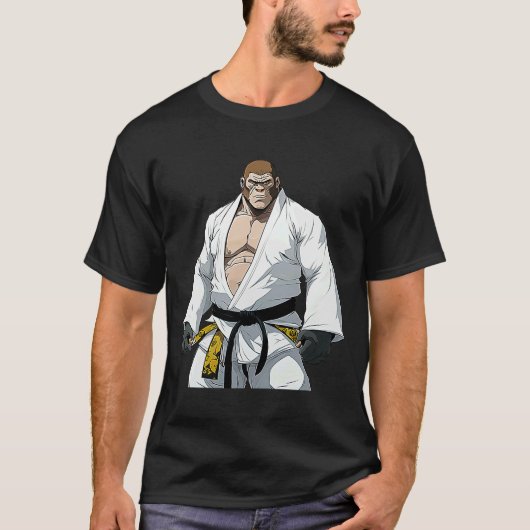 BJJ Gorilla Brazililian Jiu Jitsu en Grappling T-shirt (Voorkant)