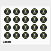 BJJ Grip Roll Win - Grappling Jiu Jitsu Panda Ronde Sticker (Vel)