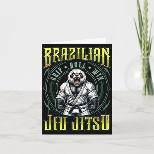 BJJ Grip Roll Win - Sterke Grappling Jiu Jitsu Kaart (Voorkant)