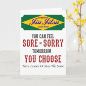 BJJ heeft gezeefd of je hebt helaas besloten Kaart (Gele Bloem)