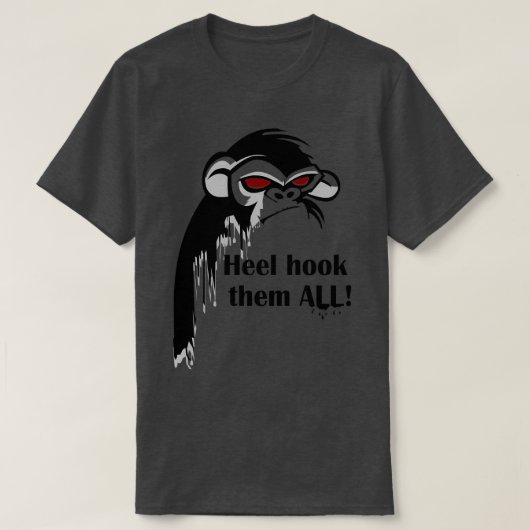 BJJ Hiel hook ze allemaal T-shirt (Design voorkant)