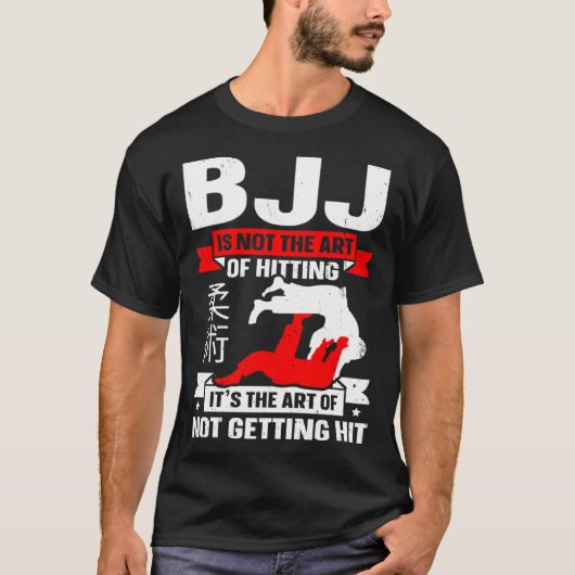 BJJ Is Not The Art Of Hitting Jiu Jitsu 4 T-shirt (Voorkant)
