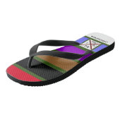 BJJ Jiu Jitsu 24 7 365 Belt Stripes Gym Teenslippers (Schuin)