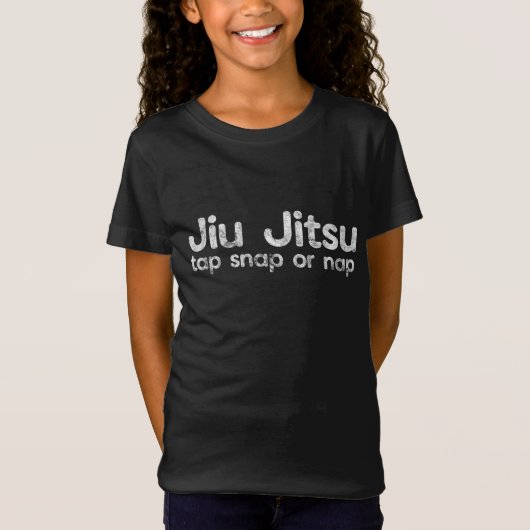 BJJ Jiu Jitsu Brazil Martial Arts Tap Snap of Nap T-shirt (Voorkant)