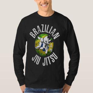 BJJ Jiu Jitsu Braziliaanse Vlag voor Braziliaans J T-shirt
