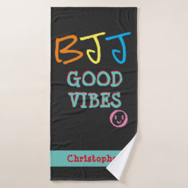 BJJ Jiu Jitsu Good Vibes Gym Towel Badhanddoek