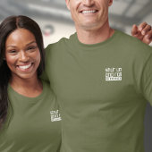 BJJ Jiu Jitsu Kop dicht en weg T-shirt