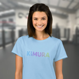 BJJ Kimura Braziliaans Jiu Jitsu Blauw Dames T-shirt