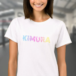 BJJ Kimura Braziliaans Jiu Jitsu Wit Vrouwen T-shirt