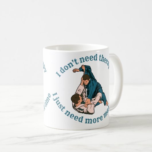 BJJ mat tijd Koffiemok (Voorkant rechts)