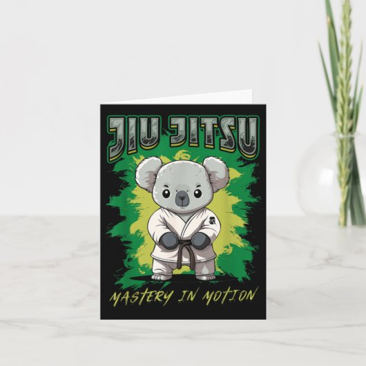 BJJ Meesterschap in Beweging - Grappling Jiu Jitsu Kaart (Voorkant)