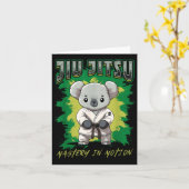 BJJ Meesterschap in Beweging - Grappling Jiu Jitsu Kaart (Gele Bloem)