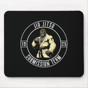 BJJ MMA Gorilla - Grappige Braziliaanse Jiu Jitsu Muismat