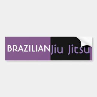 BJJ Paarse gordel Bumpersticker