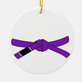 BJJ Paarse riem ornament Brazililian jiu-jitsu