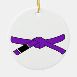 BJJ Paarse riem ornament Brazililian jiu-jitsu